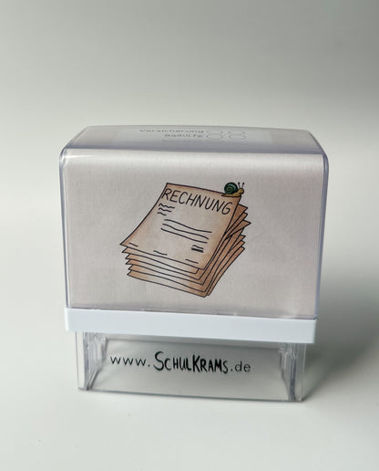 Stempel Arztrechnungen 'Versicherung - Beihilfe - bezahlt'